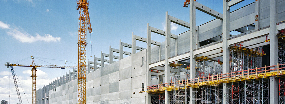 Concrete Construction Using Cranes